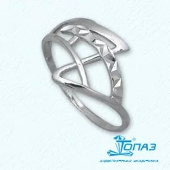Кольцо из белого золота Линии Любви