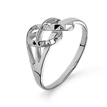 Кольцо из белого золота Линии Любви