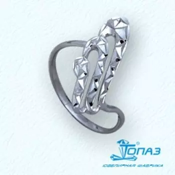 Кольцо из белого золота Линии Любви