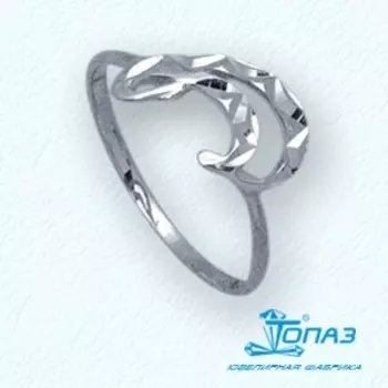 Кольцо из белого золота Линии Любви