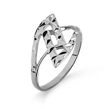 Кольцо из белого золота Линии Любви