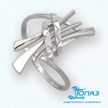 Кольцо из белого золота Линии Любви