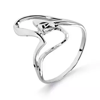 Кольцо из белого золота Линии Любви