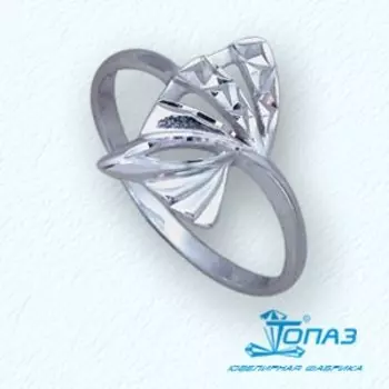 Кольцо из белого золота Линии Любви