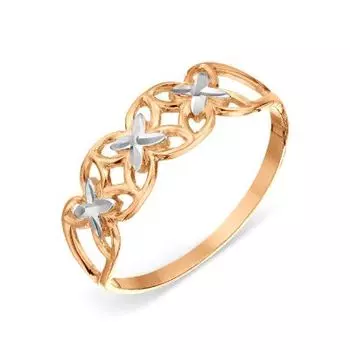 Кольцо из красного золота Линии Любви