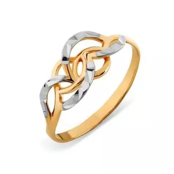 Кольцо из красного золота Линии Любви