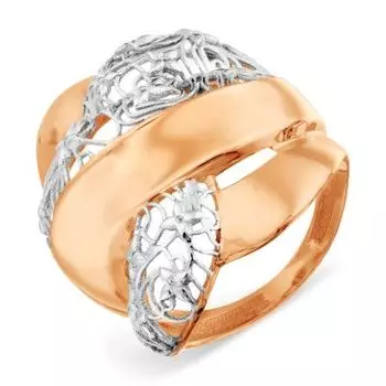 Кольцо из красного золота Линии Любви