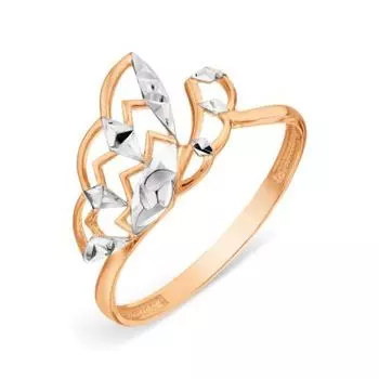 Кольцо из красного золота Линии Любви