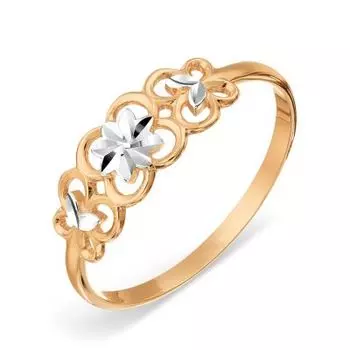 Кольцо из красного золота Линии Любви