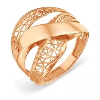 Кольцо из красного золота Линии Любви