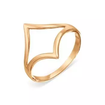 Кольцо из красного золота Линии Любви