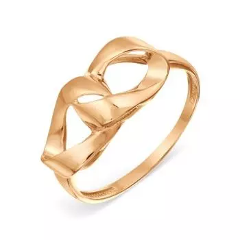 Кольцо из красного золота Линии Любви