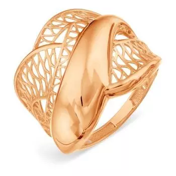 Кольцо из красного золота Линии Любви