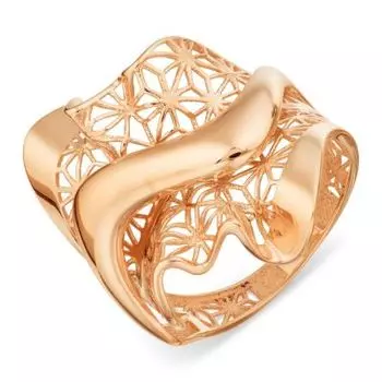 Кольцо из красного золота Линии Любви