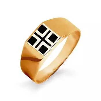 Кольцо из красного золота Линии Любви