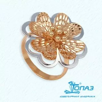 Кольцо из красного золота Линии Любви