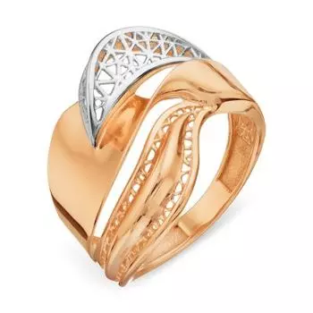 Кольцо из красного золота Линии Любви