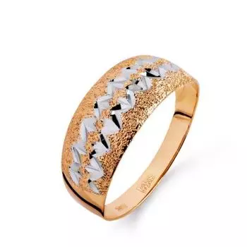 Кольцо из красного золота Линии Любви