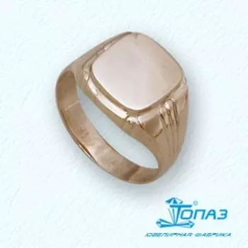 Кольцо из красного золота Линии Любви