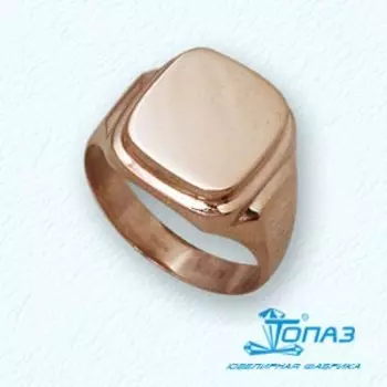 Кольцо из красного золота Линии Любви