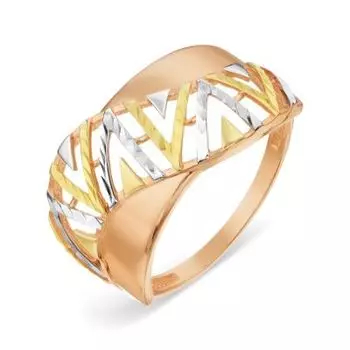 Кольцо из красного золота Линии Любви