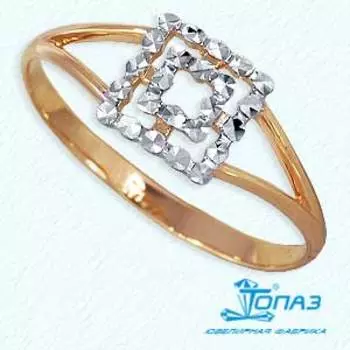 Кольцо из красного золота Линии Любви