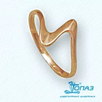 Кольцо из красного золота Линии Любви