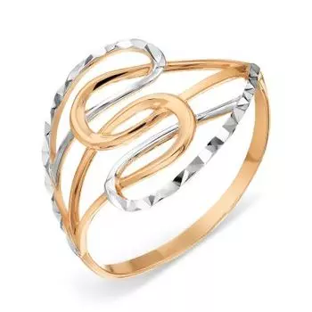 Кольцо из красного золота Линии Любви