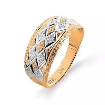 Кольцо из красного золота Линии Любви