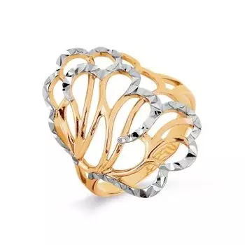 Кольцо из красного золота Линии Любви