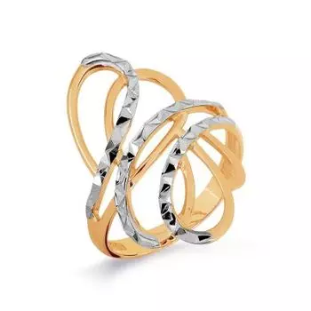 Кольцо из красного золота Линии Любви