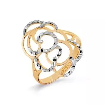 Кольцо из красного золота Линии Любви