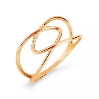 Кольцо из красного золота Линии Любви