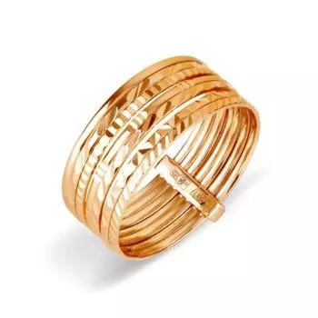 Кольцо из красного золота Линии Любви