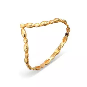 Кольцо из красного золота Линии Любви