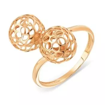 Кольцо из красного золота Линии Любви