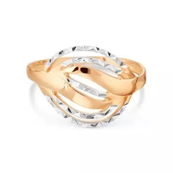 Кольцо из красного золота Линии Любви