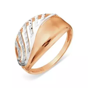 Кольцо из красного золота Линии Любви