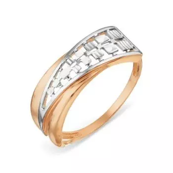 Кольцо из красного золота Линии Любви