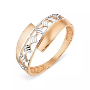 Кольцо из красного золота Линии Любви
