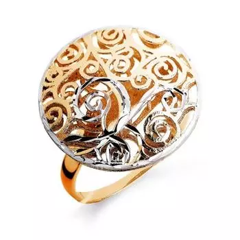 Кольцо из красного золота Линии Любви