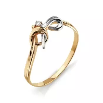 Кольцо из красного золота Линии Любви