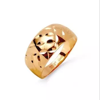 Кольцо из красного золота Линии Любви