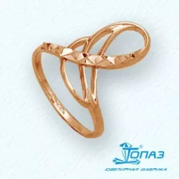 Кольцо из красного золота Линии Любви