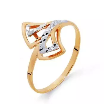 Кольцо из красного золота Линии Любви