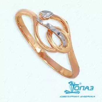 Кольцо из красного золота Линии Любви