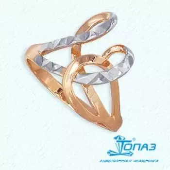 Кольцо из красного золота Линии Любви