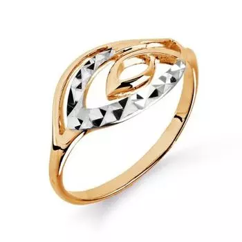 Кольцо из красного золота Линии Любви