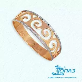 Кольцо из красного золота Линии Любви