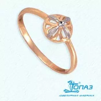 Кольцо из красного золота Линии Любви